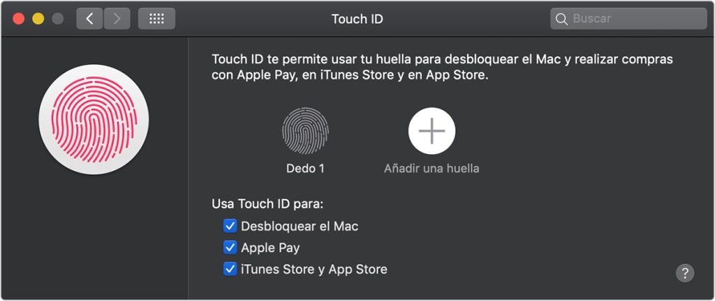 Cómo configurar Touch ID