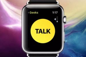 Utilizar Walkie-talkie en el Apple Watch